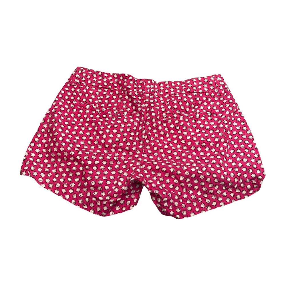 Old Navy Chino Shorts Women’s 0 Pink Clam Shell Print 100% Cotton - Picture 2 of 6
